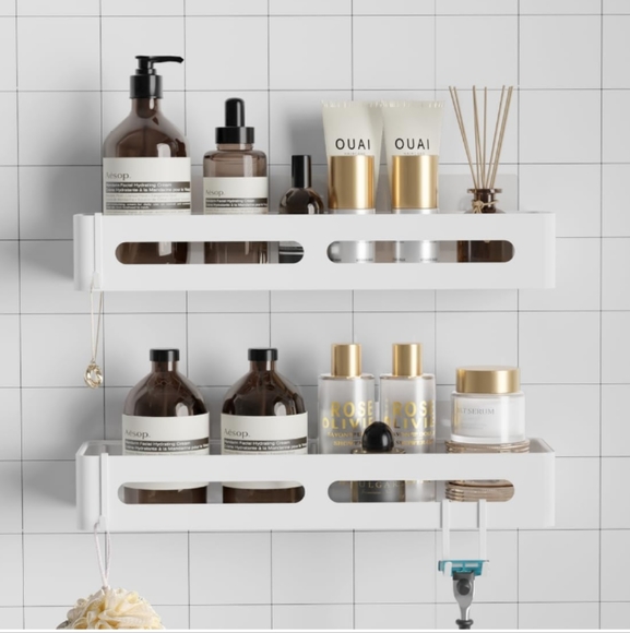 Shower Caddy - XLarge Adhesive Shower Organizer, Rustproof Shower Shelves - Picture 9 of 9